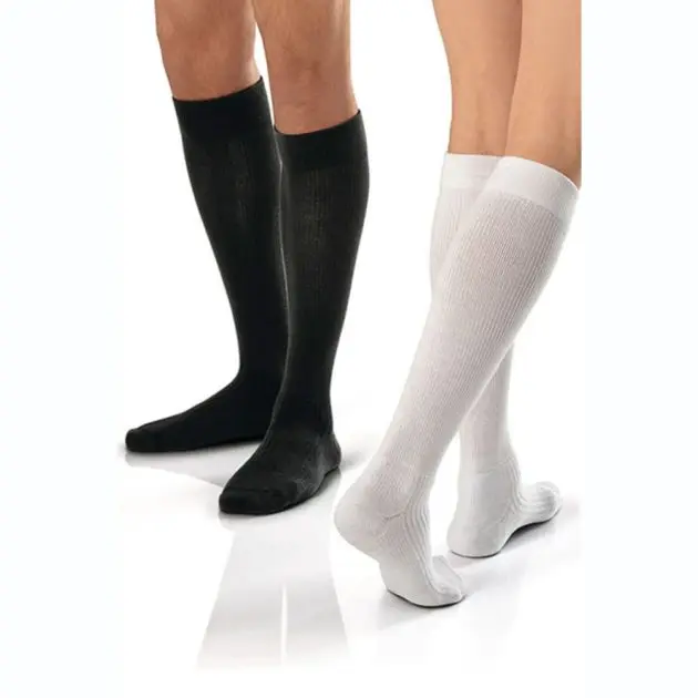 JOBST® Active Knee High Unisex Socks have a soft cushioned sole for longer wear