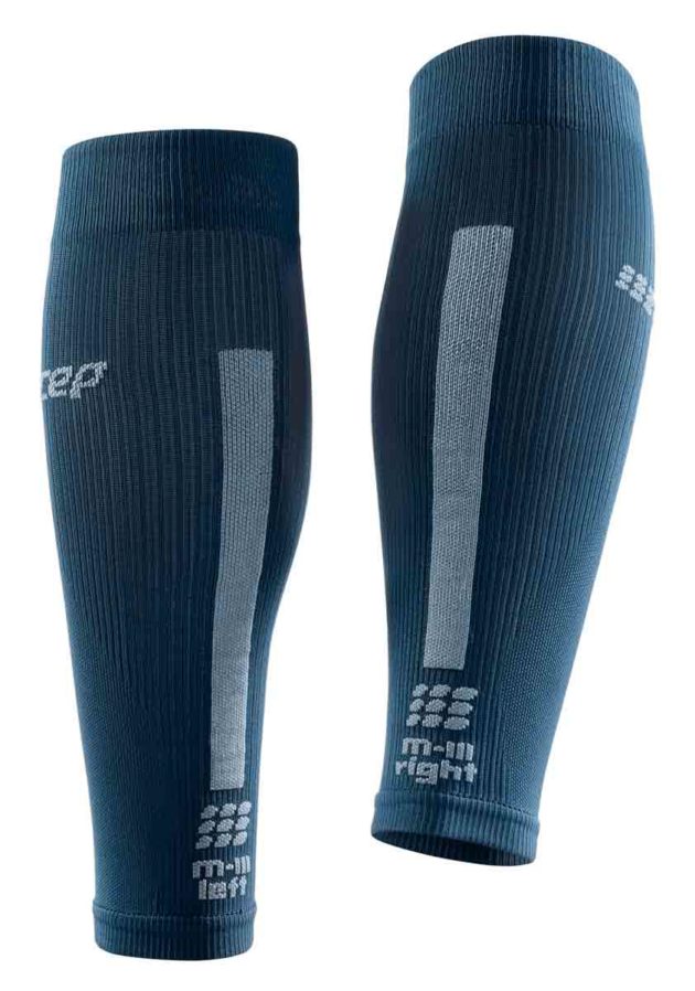 CEP Compression Calf Sleeves Blue Grey