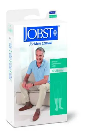 For Men casual compression socks in 2 compression levels for everyday wear