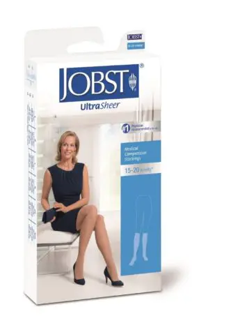 JOBST® Ultrasheer Knee High graduated compression socks for aching legs