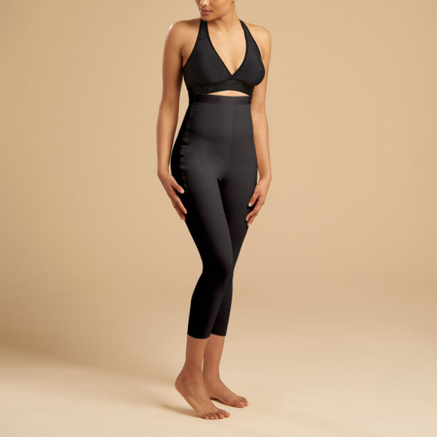 Marena Post-Surgery High Zippered Side - Capri Length Girdle