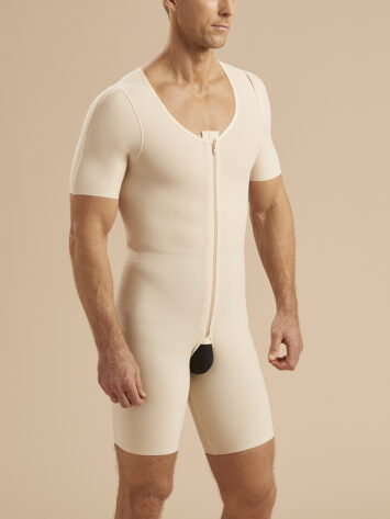 Marena Short Sleeve Male Post Op Bodysuit