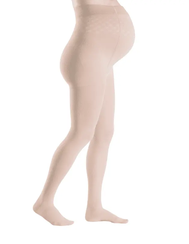 Sigvaris Delilah Sheer Maternity Pantyhose in natural or black