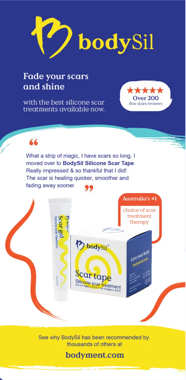 BodySil Australia's best Silicone Scar Treatment
