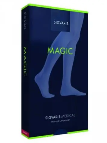 Sigvaris Magic Calf Length Socks are semi sheer and look great