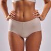Instant Leonisa booty boosting padded beige panties. Comes with removable butt pads to instantly add volume and shape.