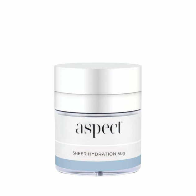 Aspect Sheer Hydration is Super hydrating, oil-free formula with Non-comedogenic Antioxidant benefits that helps reduce the appearance of fine lines and wrinkles.