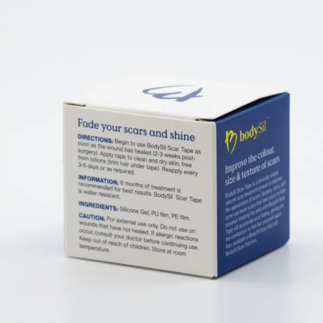 bodySil Silicone Scar Tape Best Silicone Scar Tape Australia. Silicone Scar Tape For Your Scar Instructions