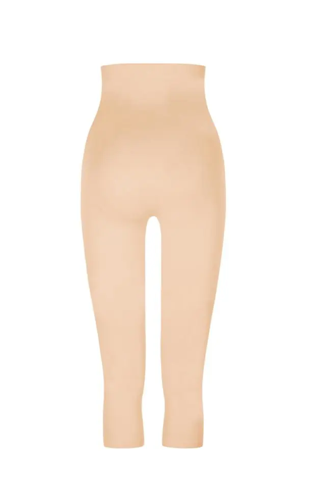 Bermuda compression girdle has a s month bottom hem