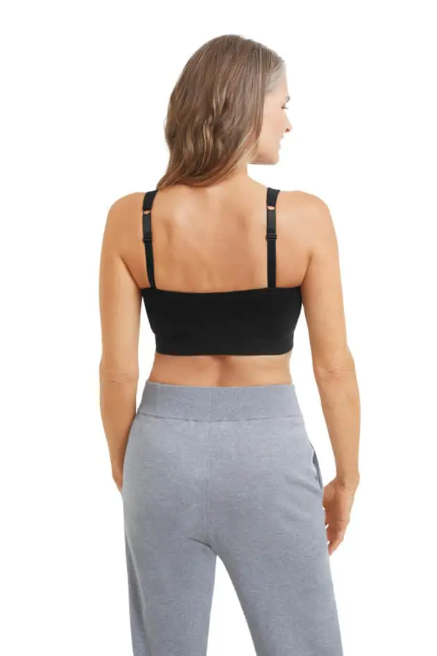 Thin adjustable straps make Emilia easy to wear under clothes