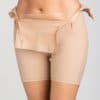 Dual front zips make checking your surgical site simple